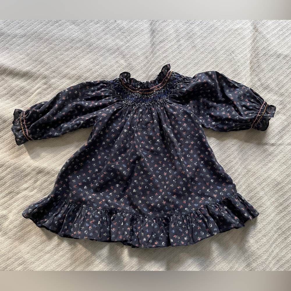 DÔEN Black Parc Monceau Girls Dress